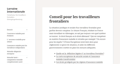 Desktop Screenshot of lorraine-internationale.fr