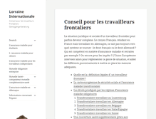 Tablet Screenshot of lorraine-internationale.fr
